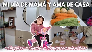 UN DIA CONMIGO 🤎 LIMPIEZA + COMIDA + TIEMPO CON MIS HIJOS | GIS CUEVAS