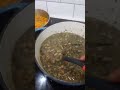 how to cook cassava leaf mixed with brown beans . comment prepare feuille de manioc Avec de haricot