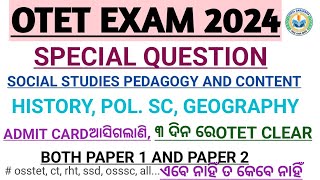 special question||socialstudiespedagogy And content||his.pol.geo.||lasttimepreparation||otetexam2024