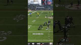 RB VS 3 DBS guaranteed one play touchdown play on #madden25 #viralvideo #fyp