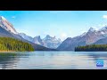 calming jasper lake scene