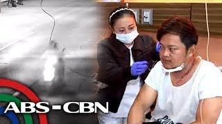 Rider sugatan nang sumabit ang leeg sa nakalaylay na kable | TV Patrol