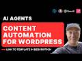 Content Automation for WordPress | n8n Low-Code Workflow Automation