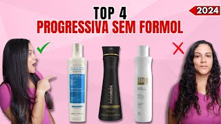 4 Melhores PROGRESSIVAS SEM FORMOL de 2024 | Qual a Melhor PROGRESSIVA PARA CABELO em 2024