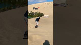 Sand boarding the dunes of Peru🏄🏼‍♂️ #travel #backpacker #adventure #backpacking #hike #hiking