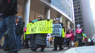 Thousands Of Pro-Life And Pro-Choice Marchers Hit The Streets