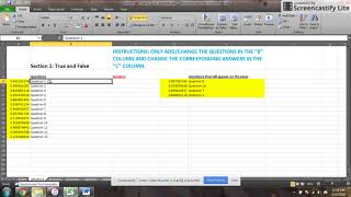 Randomized Test/Quiz Generator