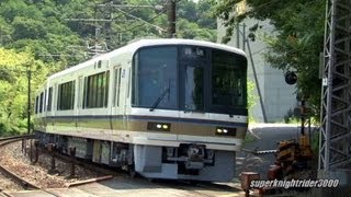 JR西日本 221系C1編成 リニューアル車 所属先へ回送 瀬野→八本松 2013.6