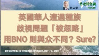 海外 華人華僑的處境 系列 之一英國華人遭遇種族歧視問題「被忽略」用BNO 則與众不同? SURE ？