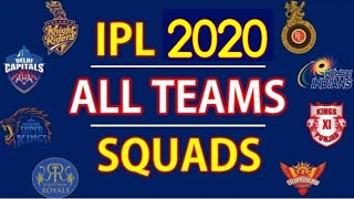 IPL 2020 All Teams Squad | All Players List Of IPL 2020 | IPL Season 11 Squads | IPL 2020 Squads