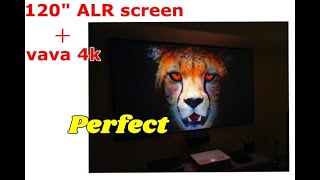 120inch ALR PET Crystal with VaVa 4k projector (Sibyl@xy-screen.com)