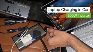 Vantro 200W Car Power Inverter Laptop Charger | Car Laptop Charger Review