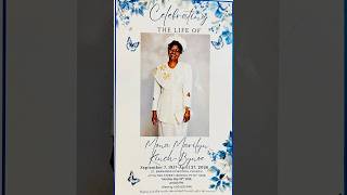 Celebrating the Life of Mona Marilyn Kinch-Bynoe, may 18th 2026.