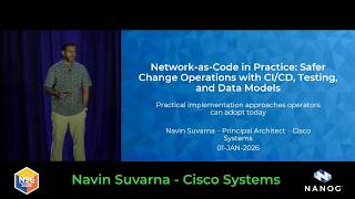 Network-as-Code in Practice: Safer Change Operations with CI/CD, Testing, and Data Models
