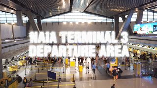 MNL: NAIA Terminal-3 Departure Area Post-Holiday Situation | Pasay City, Philippines (April 2023)