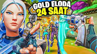 Valorant GOLD Eloda 24 SAAT Geçirmek. (toxic elo)