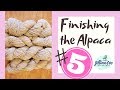 How to Spin Yarn from Alpaca - Finishing the Hand Spun Yarn