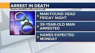 Man arrested for death in Prairie Du Chien