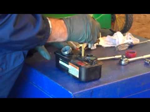 Water in your lawn mower gas tank Water in your lawn mower gas tank