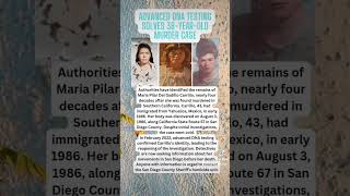 Breakthrough in 1986 Murder Case: Victim Identified #dna #evidence #murdermysteries #coldcase #news