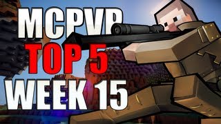 Minecraft PVP | MCPVP Top 5 Clips | Week 15 - Team Takedowns