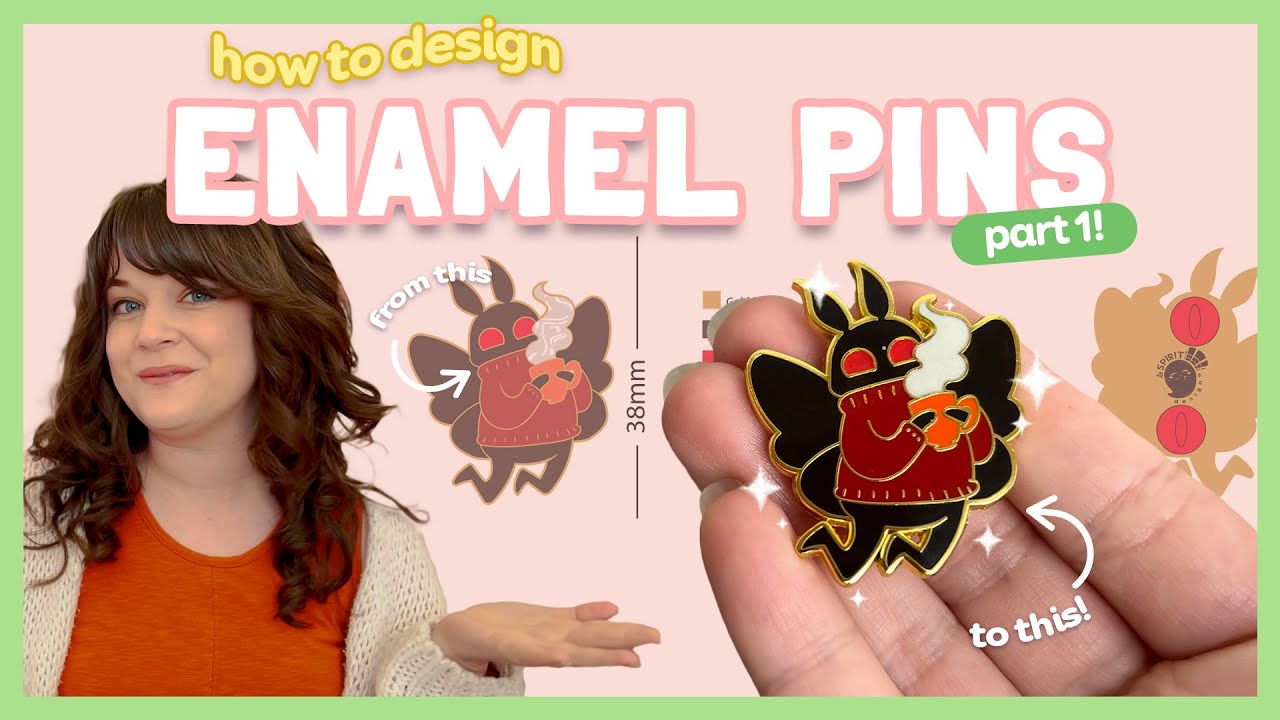 Pin Making 101 How To Design Enamel Pins Part 1 Youtube