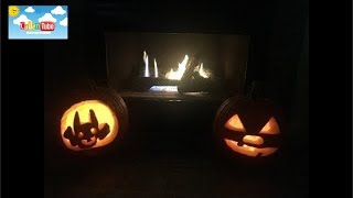 How to carve a Pumpkin in a Shape of a Bat! kids fun ! October 2018!