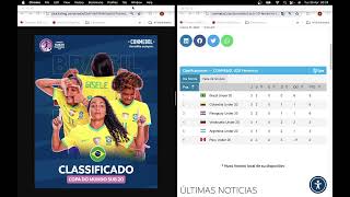 Sudamericano Femenino Sub 20 2024, Hexagonal Final Fecha 3: Resultados Posiciones y Fixture