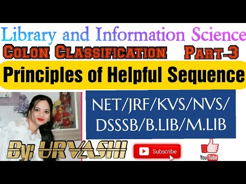 Rangnathan's Principles Of Helpful Sequence//Library Science//NET/JRF ...