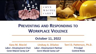 Preventing and Responding to Workplace Violence