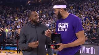 JaVale McGee Receives his 2018 NBA Championship Ring