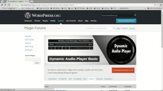 Dynamic Audio Player example