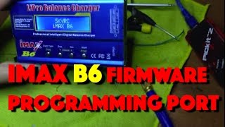 IMAX B6 firmware upgrade external programming port Atmega 32 DIY