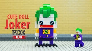 Brickheadz Joker cute doll decool