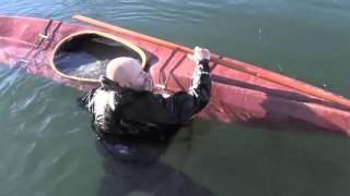 Skin-on-Frame Kayak self rescue