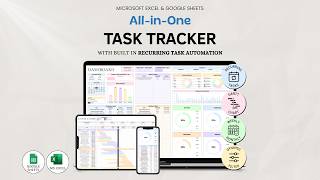 Organize Your Entire Life With This ALL-IN-ONE Task Tracker! (Kanban, Gantt Chart & Dashboard)