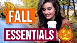 FALL ESSENTIALS || Podzimní Oblíbenci / Anna Sulc