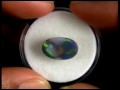 ribbon mackrel pattern black opal 2.78 cts