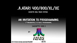 Atari 8-bit - Cassette Dual Track system - An Invitation To Programming 1. [Atari] 1979. (part 2)