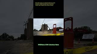 Demolition begins at Latitude Five25 towers after decades, in East Columbus. The 14-story twin tower