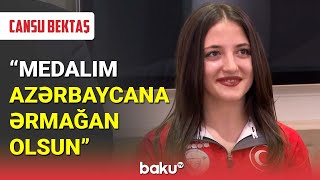 Türkiyəli idmançı İlham Əliyevə təşəkkür etdi