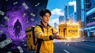 A poor man becomes a death delivery rider, travels between worlds, and returns with immense wealth.