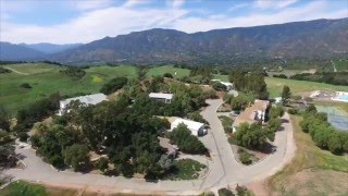 Beautiful California Boarding School Campus Aerials, Besant Hill School