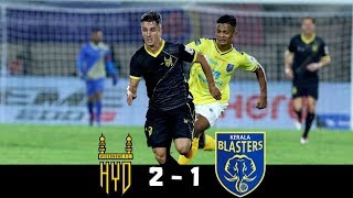 Hyderabad FC vs Kerala Blasters 2 - 1 (2/11/2019) |Marcelinho, Praveen | Goals,Highlights | ISL 2019