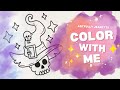 Color with Me | Cute & Spooky coloring book