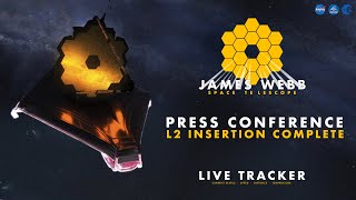 LIVE! JWST L2 Insertion Celebration  - James Webb Tracker! #NASA #WEBB