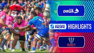 HIGHLIGHTS | FIJIAN DRUA v REBELS | Super Rugby Pacific 2024 | Round 15