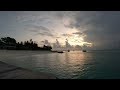 sunrise from the dock fulidhoo maldives vlog day 03 november 2022