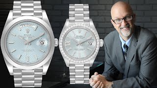 Rolex President Platinum Luxury Watches Review | SwissWatchExpo