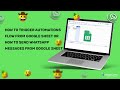How To Send WhatsApp Messages From Google Sheet to Whatsapp API? MageComp
